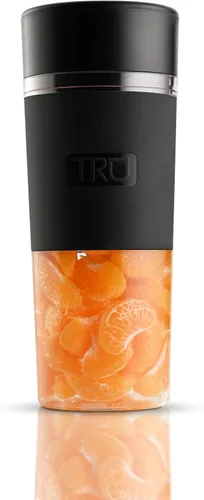 TRU Licuadora de hidratación Operación de un solo botón Batería recargable USB (negro)