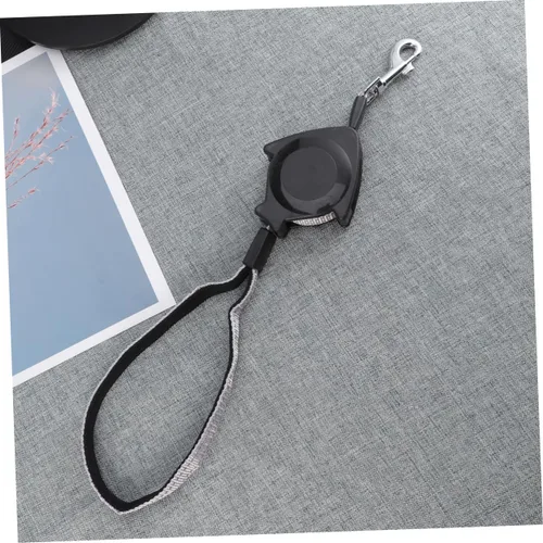 Vista 3 de Alipis Correa retráctil para perros pequeños, cuerda de tracción telescópica automática con mango ergonómico, agarre cómodo para entrenamiento