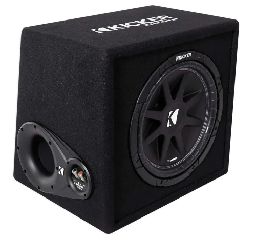 Vista 5 de Harmony Audio Kicker Bundle compatible con Universal Car 43VC124 12" Comp 300W Sub Box Enclosure con HA-A400.1 800W Sub Amp y HA-AK4 1800W Amp Kit
