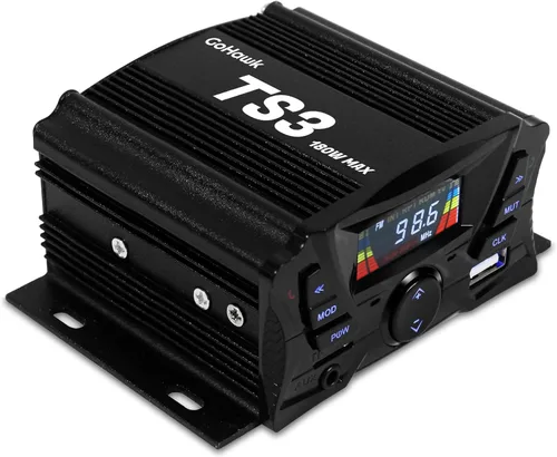 Vista 8 de GoHawk Altavoces para Motocicleta Bluetooth, Altavoces Impermeables y Sistema de Sonido de Audio con Amplificador, Resistente a la Intemperie, Radio