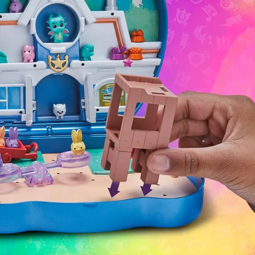 Vista 10 de My Little Pony Mini World Magic Compact Creation Critter Corner - Juguete, Set de Juego Construible con Pony Hitch Trailblazer para Niños de 5 Años