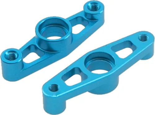 Vista 2 de ShareGoo - Kit de nudillos de dirección de aleación de aluminio compatible con Tamiya TT01 TT-01 1/10 RC Drift piezas de actualización de coche