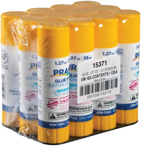 Vista 17 de Prang Pegamento en barra lavable, color azul. 1.27 onzas, 1 unidad