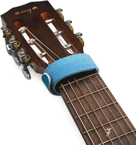 Vista 4 de SAPHUE Amortiguador de cuerda de guitarra de 2 tamaños, cinta de cubierta de cuerda de guitarra, silenciador de bajo ajustable, cinta silenciosa