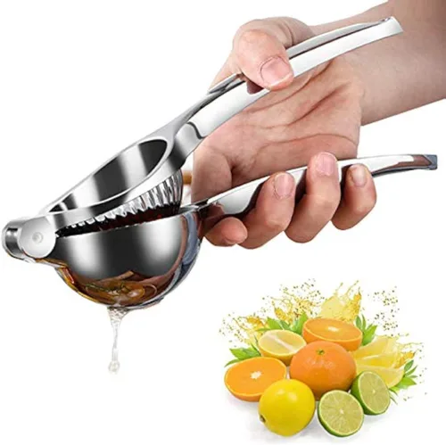 Exprimidor de limón Exprimidor manual de cítricos Prensa de mano: Herramienta de barra exprimidora de lima grande para cítricos Limón Limón,