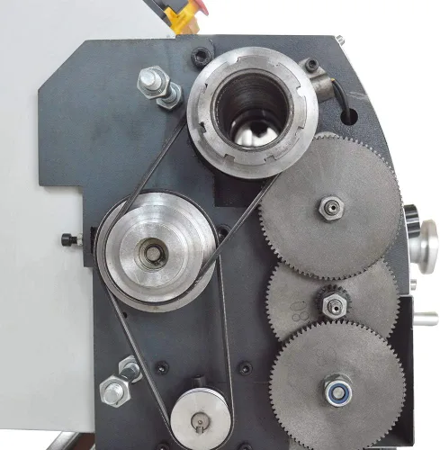 Vista 4 de Techtongda Torno de banco de velocidad variable de 8 x 16 pulgadas con torno de banco de motor sin escobillas de 900 W, 110 V MT5