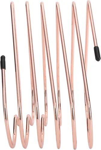 Vista 10 de Aramox Desktop File Holder, Iron Magazine Rack with Capacity, Compact Design for Home Office Organization (Gold)