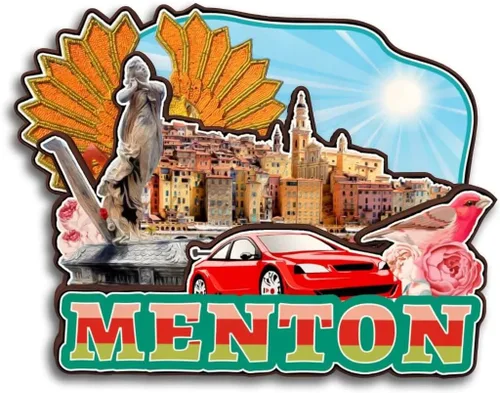 Vista 27 de Toulon Provence-Alpes-Cote d'Azur Francia - Imán para nevera Colección de madera 3D Madera hecha a mano recuerdos de la ciudad de viaje, imán
