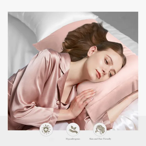 Vista 51 de WishSmile Juego de 2 fundas de almohada estándar refrescantes, transpirables, frescas, sedosas, suaves, de rayón derivado de tela de bambú