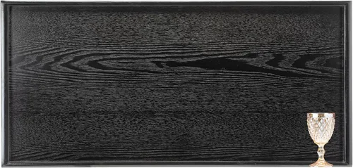 Vista 11 de Bandeja extra grande de madera maciza de 16 x 11 pulgadas para servir té, mesa de café, aperitivos, comidas, plato de servir, cocina, fiesta, bar
