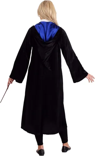 Vista 4 de Disfraz de lujo de Harry Potter para adultos Calidad de película Wizarding World Hogwarts House Batas temáticas