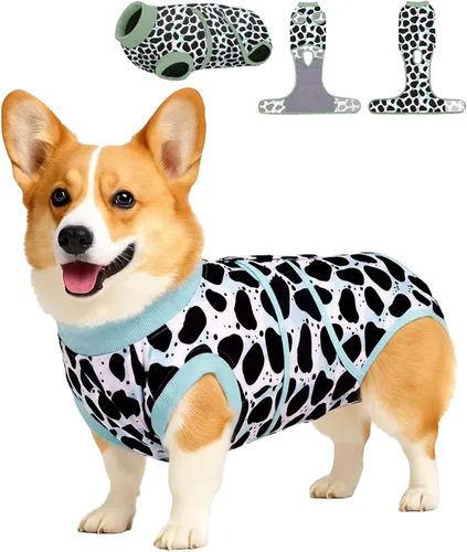 Vista 12 de Traje de Recuperación de Esterilización para Perros PetWarm, Traje de Recuperación para Perros, Esterilización y Castración, Previene lamido Algodón