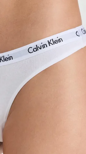 Vista 4 de Calvin Klein Tanga de algodón con logotipo de carrusel para mujer