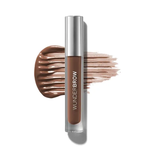 WUNDER2 WUNDERBROW Gel de cejas de larga duración para maquillaje de cejas a prueba de agua, color castaño (el embalaje puede variar) de KF Beauty