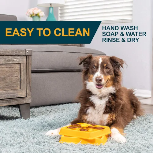 Vista 8 de Our Pets Juego de rompecabezas interactivo de gofres, juguetes para perros