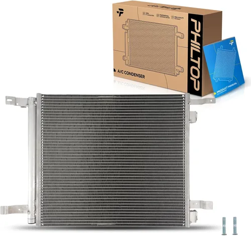Vista 58 de PHILTOP Reemplazo del condensador de aire acondicionado para Ram1500 2003-2008, Ram2500 2003-2008, Ram3500 2003-2008, para OEM 5072993AB, 5072993AA