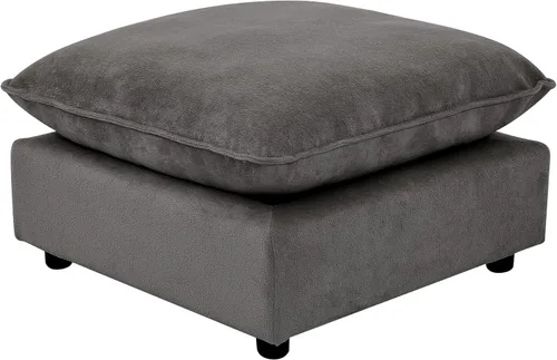 Vista 52 de Iroomy Sofá modular seccional, sofá de nube de gran tamaño - otomano - Beige Premium Chenille, Without Compress, Oversized, Cloud Comfort, Thick