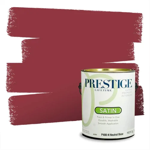 Vista 109 de Prestige Paints Pintura exterior e imprimación en uno, 1 galón, plano, coincidencia comparable de Valspar* Amber Rose*