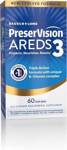 Vista 8 de PreserVision AREDS 2 Vitaminas para los ojos, marca #1 recomendada por el oftalmólogo, suplemento de luteína y zeaxantina con vitamina C, vitamina
