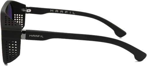 Vista 4 de Marfil Orion - Gafas de sol redondas Steampunk gafas de sol para mujer filtro UV 400 lentes de sol circulares para hombre