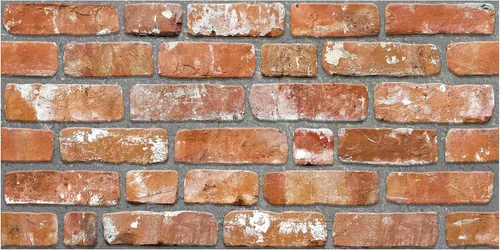 Vista 2 de Dundee Deco Paneles de pared 3D de ladrillo sintético, revestimiento, paneles de pared con aspecto de piedra roja y naranja, revestimiento de espuma
