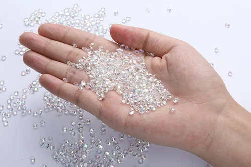 Paquete de 10000 unidades de cristales de confeti dispersos para mesa de boda, diamantes acrílicos, rellenos de jarrón de diamantes de imitación de