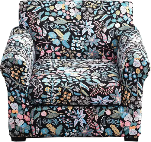 Vista 104 de Fundas elásticas para sofá de 1/2/3 cojines, funda estampada con fundas de cojín de asiento separadas, fundas de sofá lavables, protector de muebles