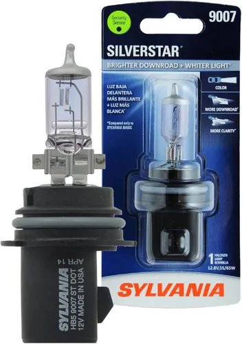 Vista 12 de Foco halógeno de alto rendimiento SilverStar (1 unidad) Sylvania 9003 (también encaja H4), H7
