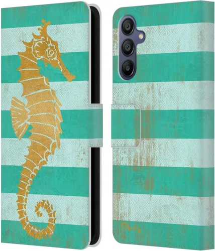 Vista 18 de Head Case Designs Officially Licensed Paul Brent Agate Mermaid Coastal Leather Wallet Case Compatible with Samsung Galaxy A15