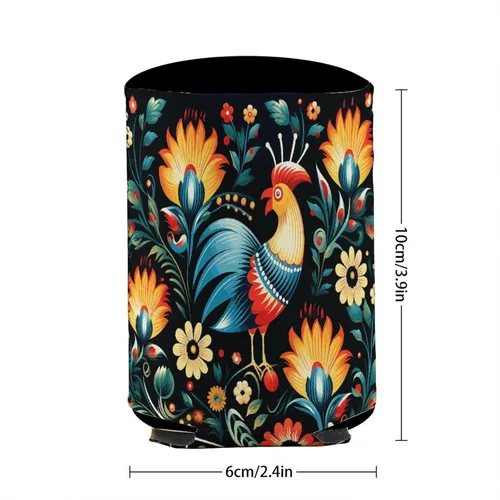 Vista 3 de Polish Folk Art Pattern Coffee Cup Sleeve Reusable Iced Coffee Sleeve Cup Insulator Non-slip Standard Can Sleeves Impermeable Beer Bottle Sleeves