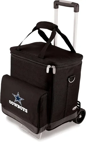 Vista 12 de Picnic TIME NFL Unisex-Adult NFL Cellar 6-Bottle Wine Carrier & Cooler Tote with Trolley