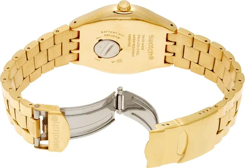 Vista 2 de Swatch Reloj de cuarzo analógico unisex para adultos con correa de acero inoxidable YWG403G, Negro -, Pulsera