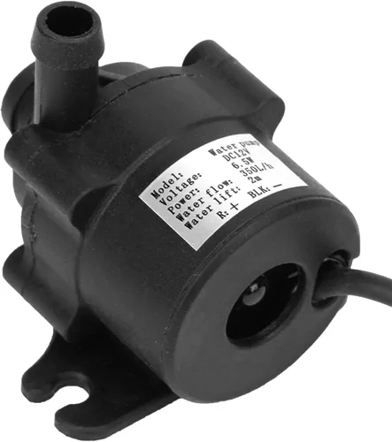 Vista 2 de Oumefar Bomba sumergible micro plástica sin escobillas de DC 12V 6.6 ft bomba de fuente para bombeo de tanque de peces