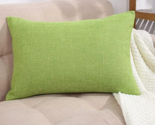Vista 13 de TangDepot Funda de cojín de lino sintético con forro pesado, funda de almohada, fundas de almohada decorativas, para interiores y exteriores, funda