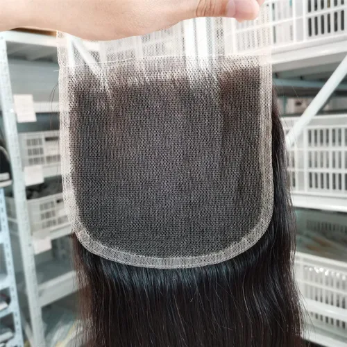 Vista 11 de Cierre frontal de encaje HD de 13 x 4 pulgadas, cabello humano lacio con encaje frontal de 10 pulgadas, cabello virgen brasileño 100% sin procesar