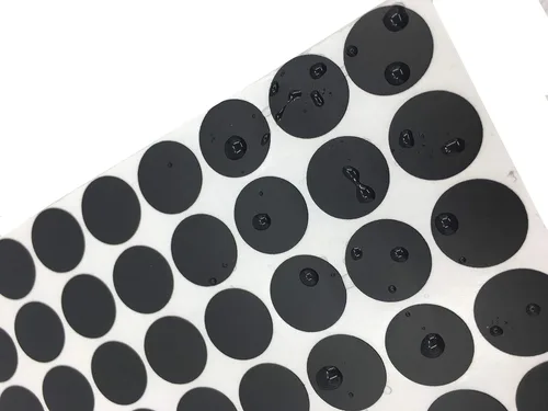 Vista 3 de 216 tapas de agujeros para tornillos, material de PVC de 0.83 pulgadas, autoadhesivas, 4 hojas de calcomanías a prueba de polvo, accesorios de 4