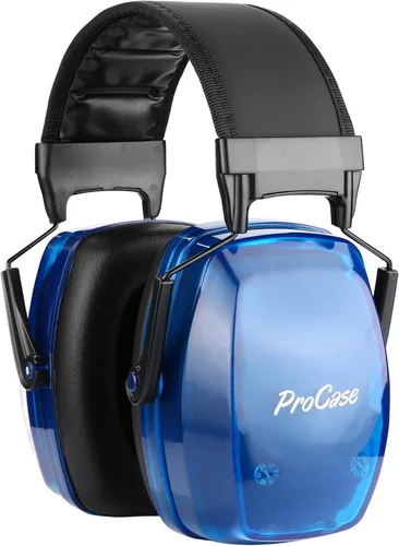 Vista 12 de ProCase - Orejeras con cancelación de ruido SNR 33dB, auriculares de protección auditiva para adultos, orejeras insonorizadas para trabajo, corte