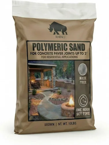 Vista 21 de Rhino Power Bond Plus - Arena polimérica para adoquines y juntas de piedra de hasta un máximo de 2 pulgadas (10 libras, beige)