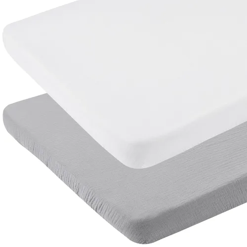 Onacosht Sábanas de muselina para moisés de 33" x 19" compatibles con moisés junto a la cama Mika Micky, KoolaBaby (3 en 1), BabyBond, HARPPA y