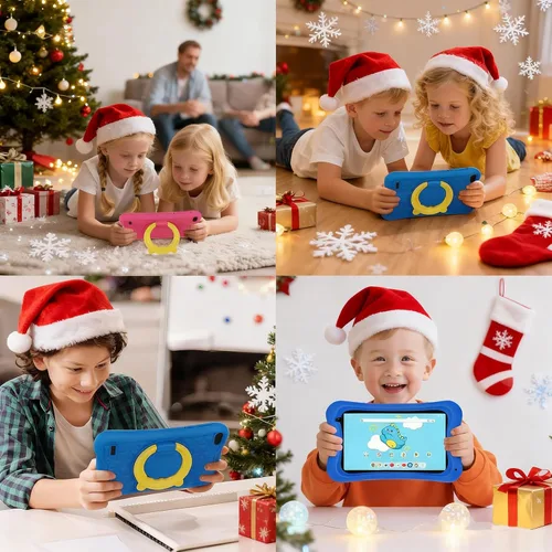Vista 7 de Digliand Tablet Android Kids de 7 pulgadas, Android 13, procesador de cuatro núcleos, 4 GB+32 GB, aplicaciones educativas preinstaladas, cámaras
