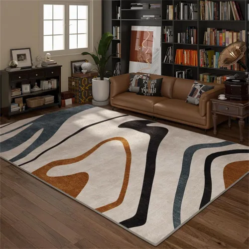 Vista 11 de Removable Washable Graphene Electric Heating Carpet Plush Heated Area Rug Indoor Floor Heating Mat Foot Warmer with Timer Fast Warm Up, Heated Floor
