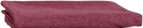 PURE ERA Jersey Knit Flat Top Sheet Only 100% T-Shirt Heather Cotton Super Soft Comfy Breathable (1-Pack, King, Heather Burgundy Red)