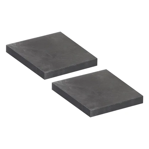 Vista 238 de MECCANIXITY Bloque de Grafito Lingote Rectángulo Placa de Electrodo de Grafito 10x10x0.4mm para Fundición por Fusión, Electrolisis Galvanoplastia