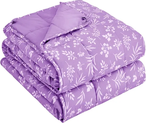 Vista 68 de yescool - Manta con peso, 7 libras, fresca, transpirable, con cuentas de cristal prémium, lavable a máquina, para dormir, 60-90 libras, 41 x 60 Gris