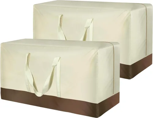 Vista 7 de Bolsas de almacenamiento para cojines de patio, 420D, impermeable, para exteriores, funda de cojín para muebles, bolsa de almacenamiento para árbol