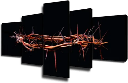Vista 140 de TUMOVO Jesús Christian - Pintura sobre lienzo de 5 piezas