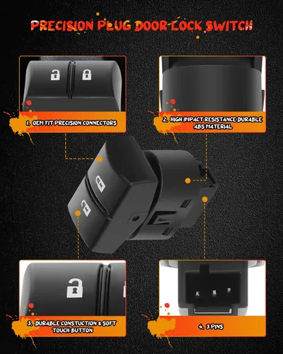 Vista 5 de OE 15777136 22721758 Interruptor de control de ventana principal Interruptor de ventana eléctrico compatible con 2005-2010 para Chevy Cobalt