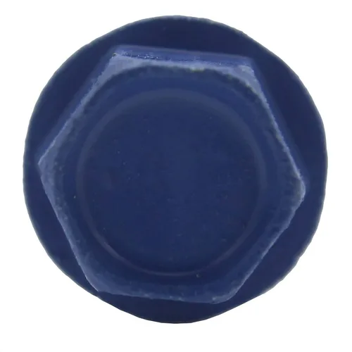 Vista 4 de Tornillos de anclaje de hormigón azul de 1/4 pulgadas x 1-3/4 pulgadas, acero al carbono endurecido, para interior y exterior, tornillos resistentes