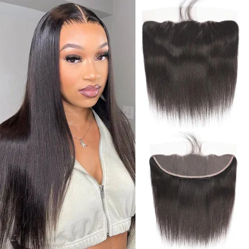 Vista 27 de CHEEON Frontal de encaje HD de 13 x 4 de 12 pulgadas, cabello humano brasileño ondulado con cierre frontal de encaje, 100% cabello humano virgen sin