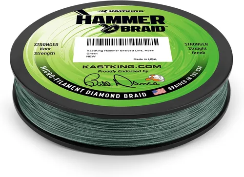 Vista 10 de KastKing Línea de pesca con trenza de martillo, línea trenzada resistente a la abrasión, fabricada en los Estados Unidos, línea superline